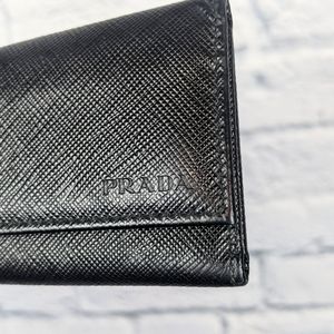 Prada Saffiano Leather 6 key holder